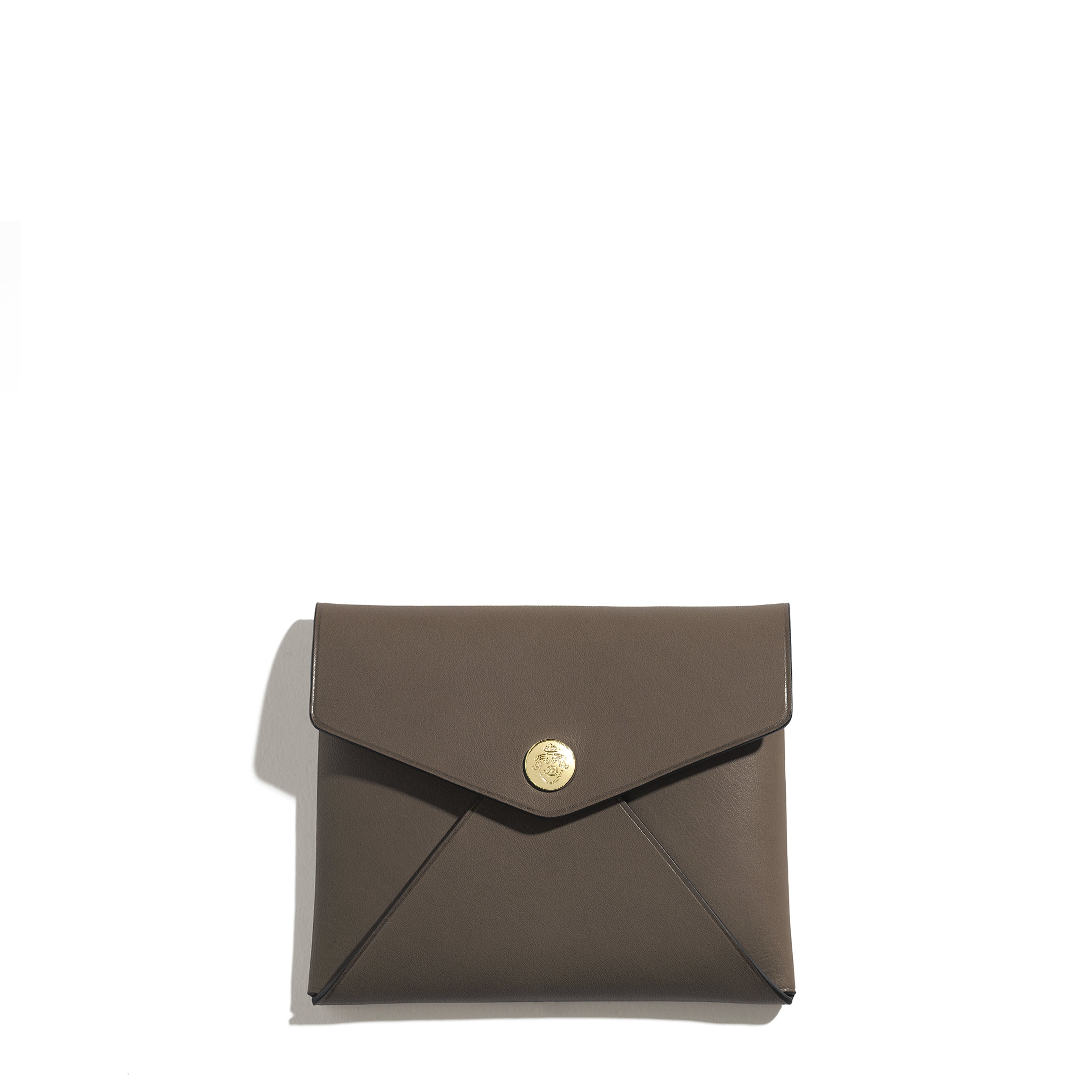 Pochette Saint-Clair Pliage en cuir Héritage Ardoise
