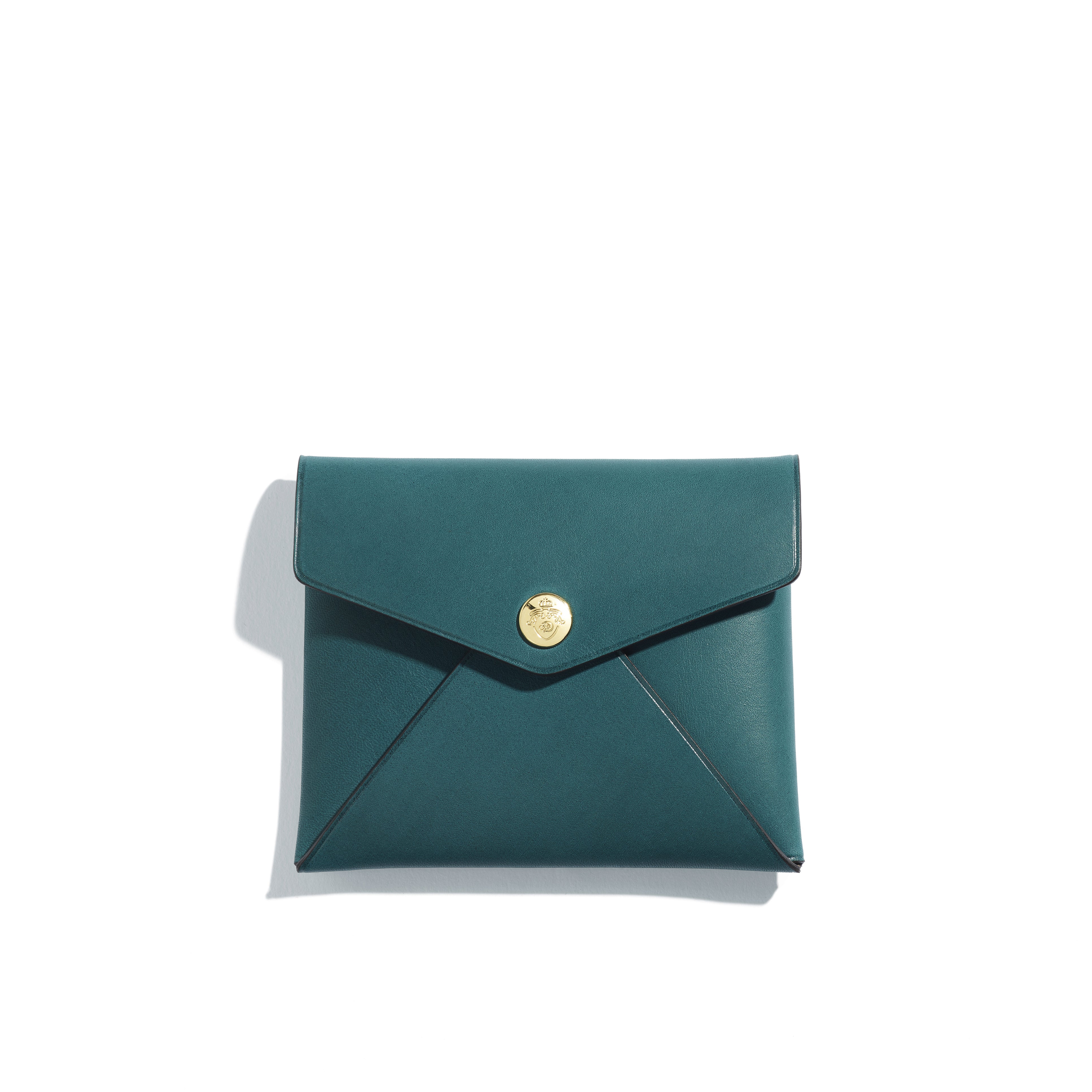 Grand Porte-Carte Saint-Clair Pliage Cuir Héritage Nénuphar