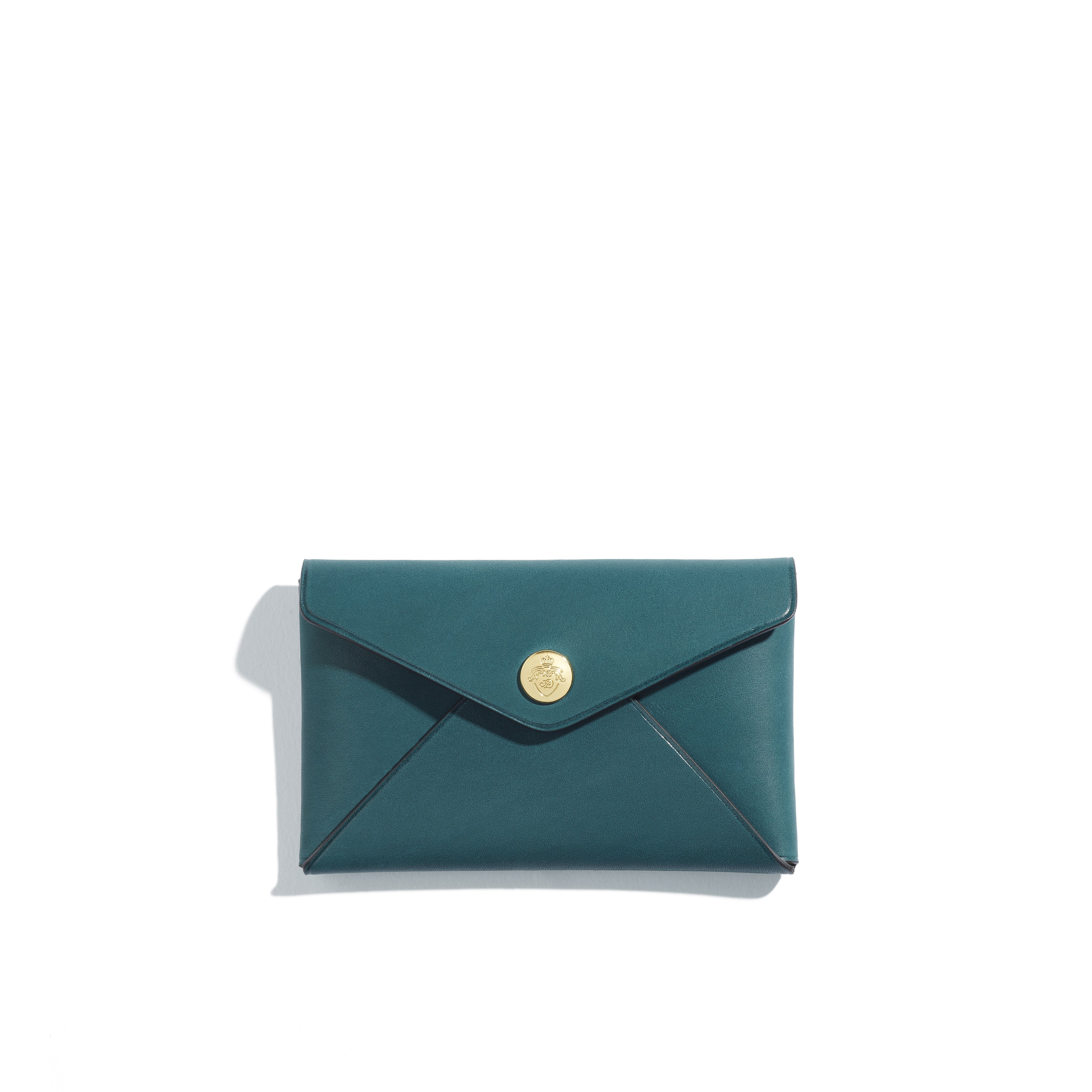 Petit Porte-Carte Saint-Clair Pliage Cuir Héritage Nénuphar