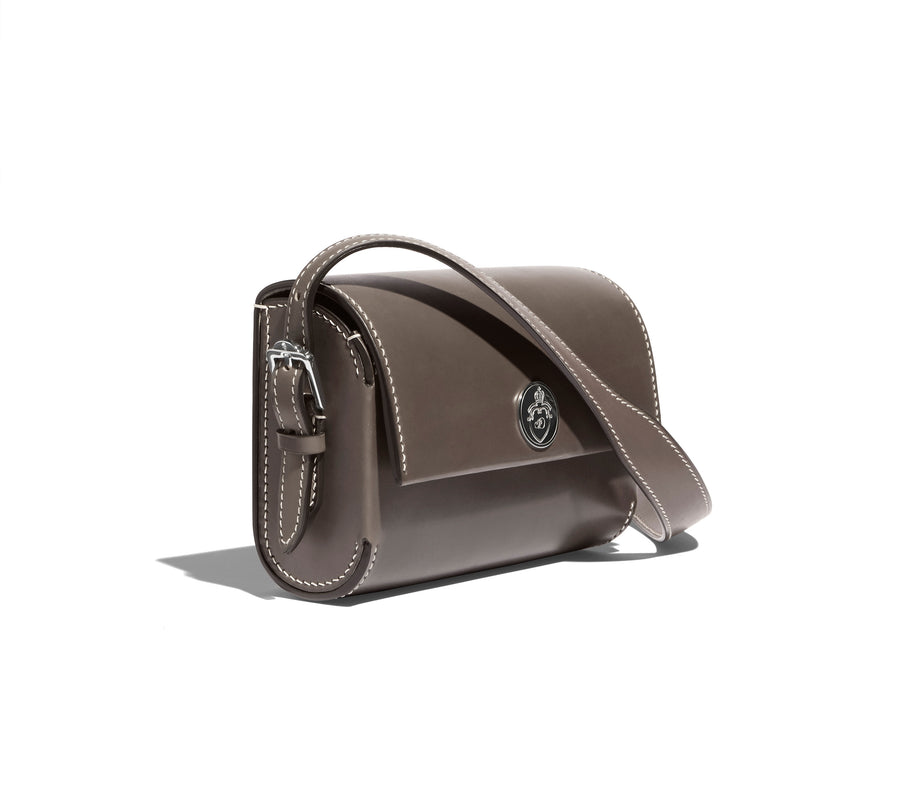 Mini Pochette Saint-Clair Cuir Symphonie Ardoise