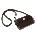 Saint-Clair Mini Clutch in Marronnier Symphonie leather