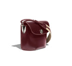 Saint-Clair Clutch in Aubergine Symphonie leather 