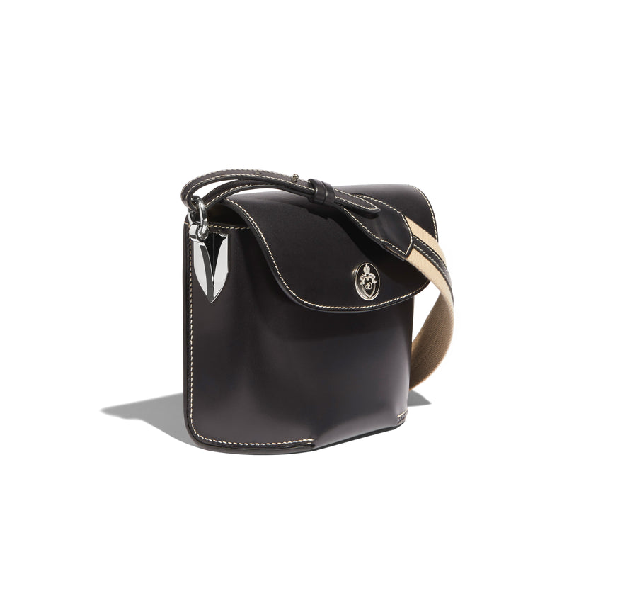 Pochette Saint-Clair en cuir Symphonie Noir