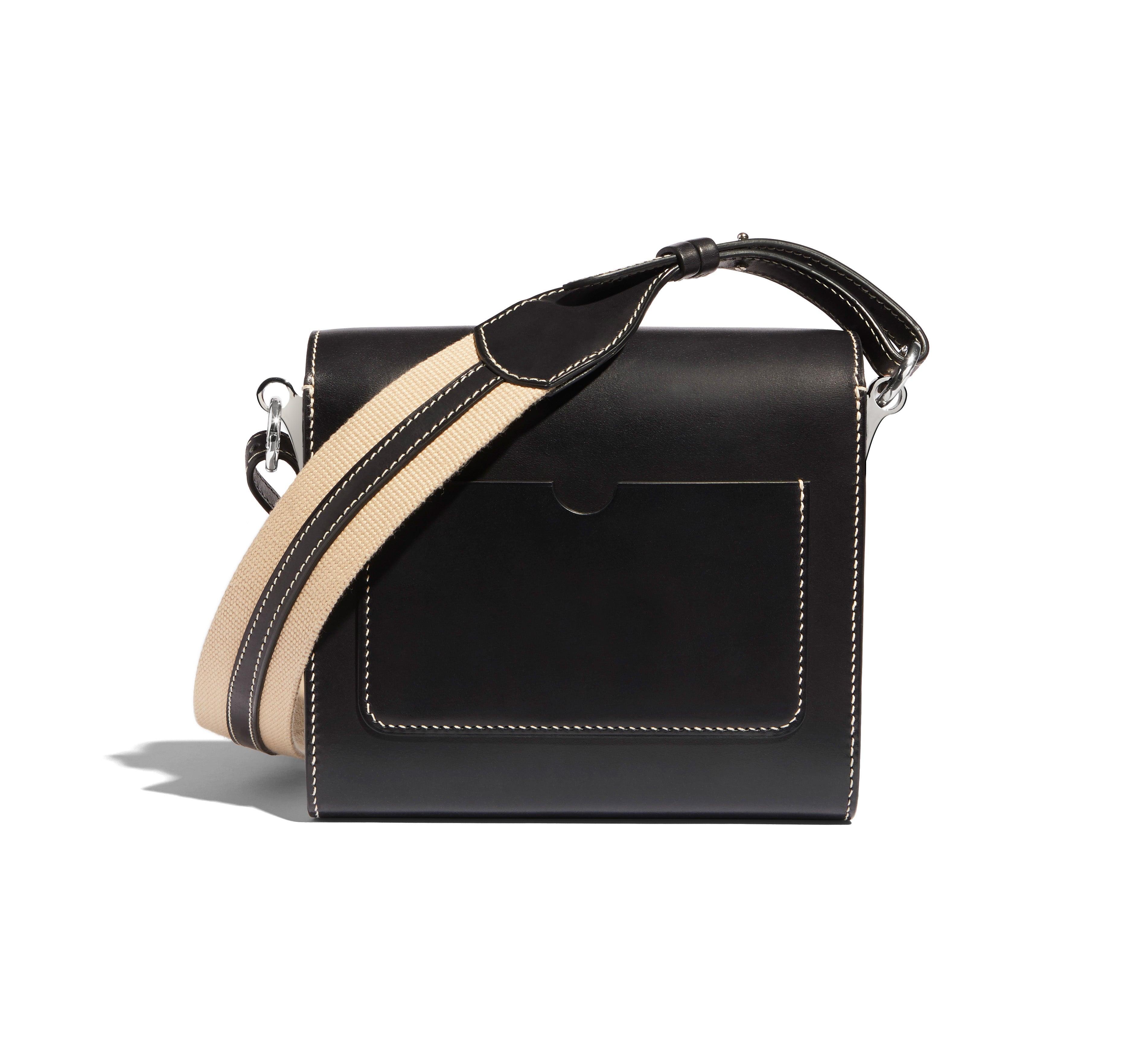 Saint-Clair Clutch in Black Symphonie leather