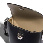 Saint-Clair Clutch in Black Symphonie leather