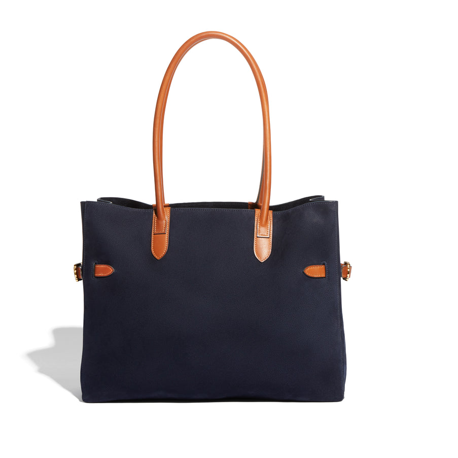 Lectoure Horizontal leather tote