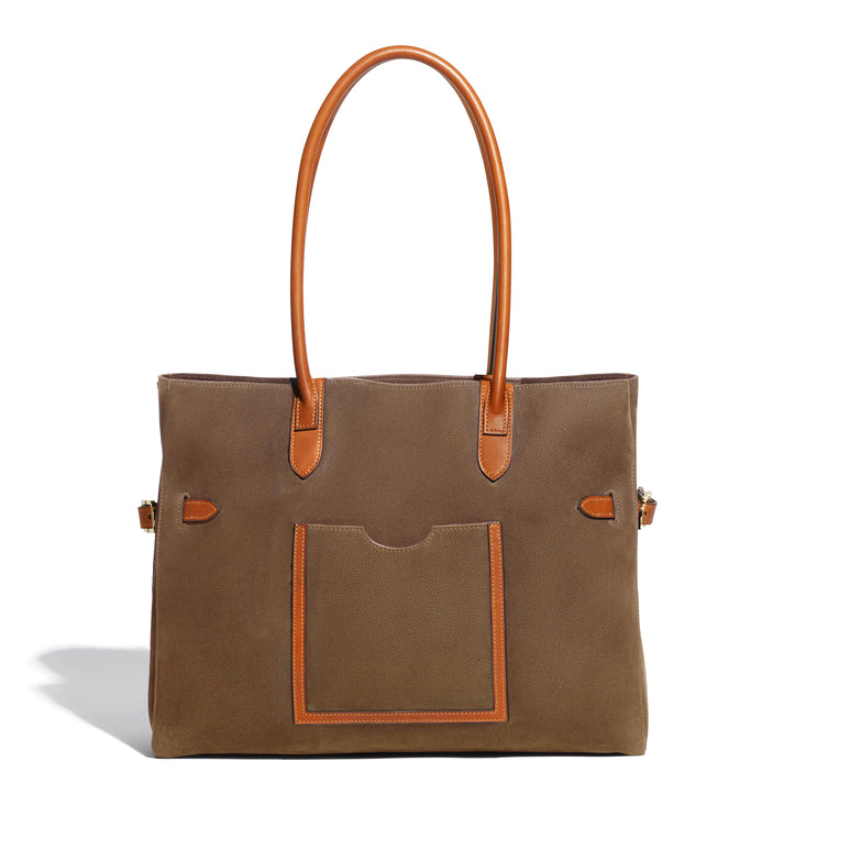 Lectoure Horizontal leather tote