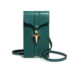 Diane Mini Clutch in Nénuphar Héritage leather