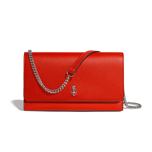Lectoure Leather Clutch in Sonate Leather