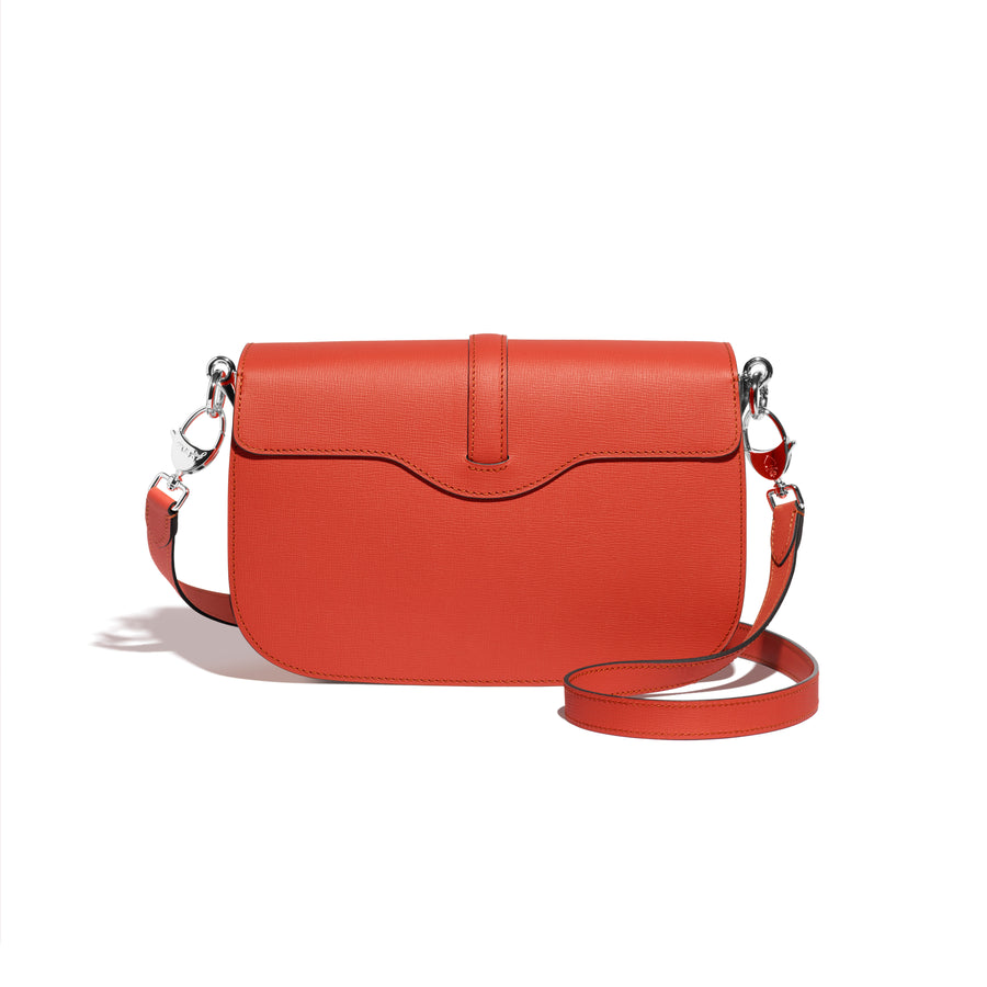 Besace Diane en cuir Tempo Brique