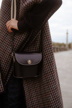 Saint-Clair Clutch in Black Symphonie leather